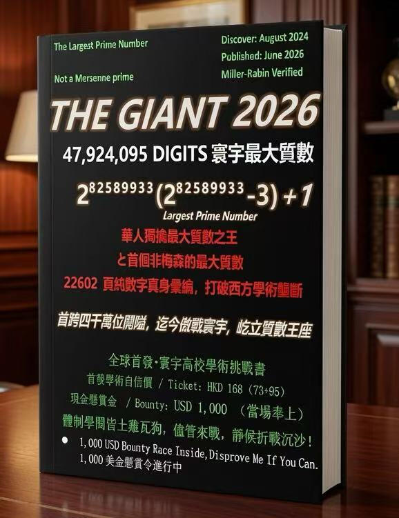 最大質數-2026